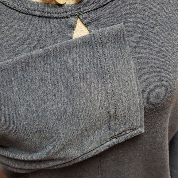 Cherokee 💟 Blue Sweater Blouse Top Size XL - Picture 5 of 6